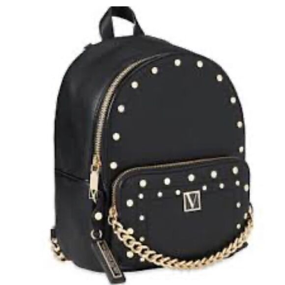 Victorias secret the victoria small backpack minibag - gold stud - Picture 1 of 9
